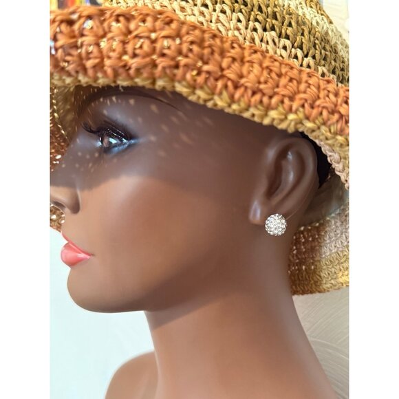 Crystals Stud Earrings - Picture 5 of 5